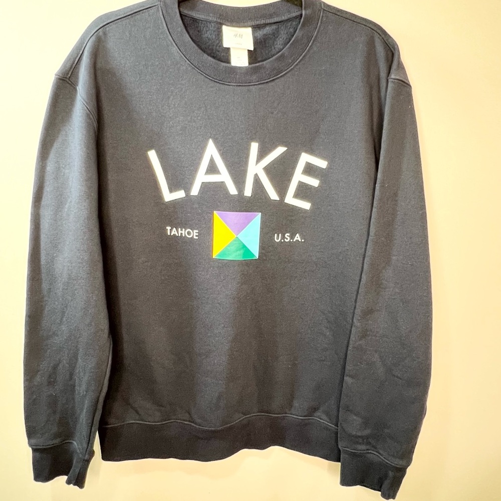 H&M Lake Tahoe U.S.A. Crewneck Sweatshirt Large Unisex